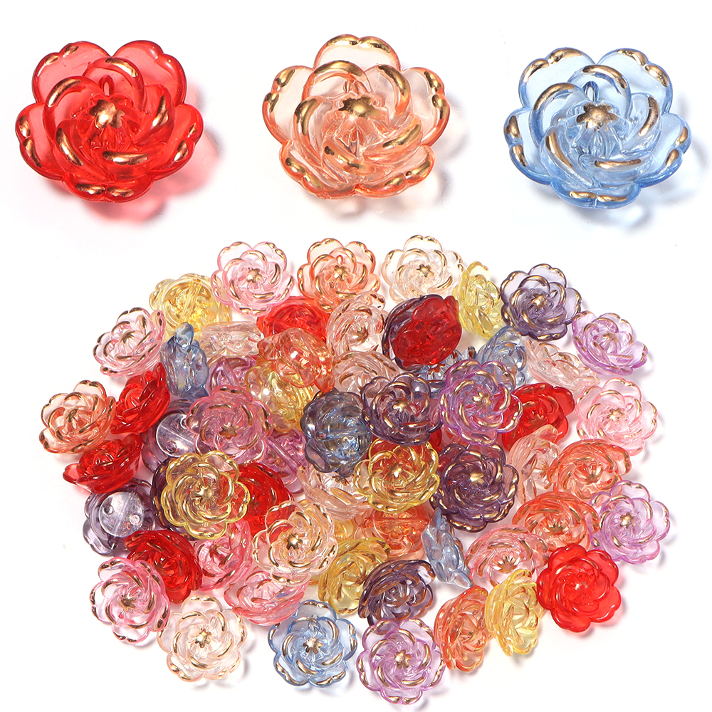 30pcs/lot Transparent Colorful – обзор и цена Home Decor Flowers