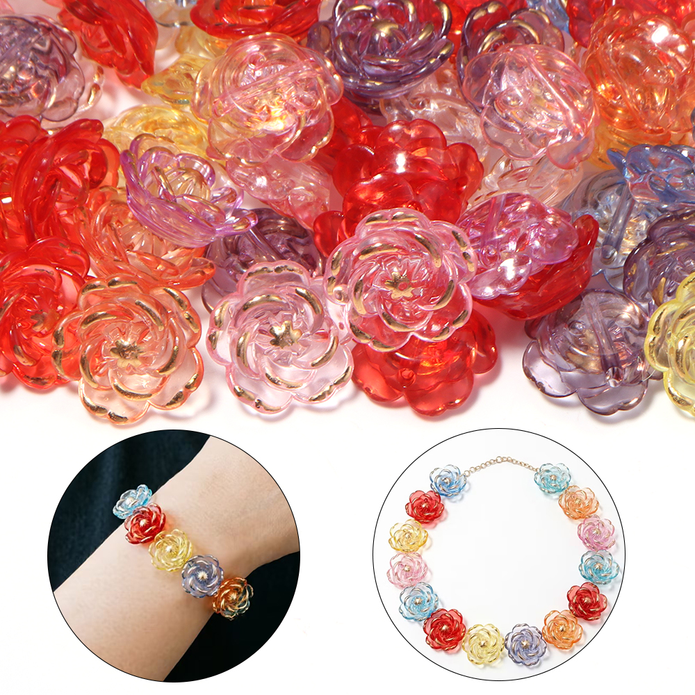30pcs/lot Transparent Colorful – обзор и цена Home Decor Flowers