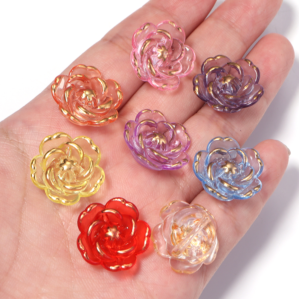 30pcs/lot Transparent Colorful – обзор и цена Home Decor Flowers