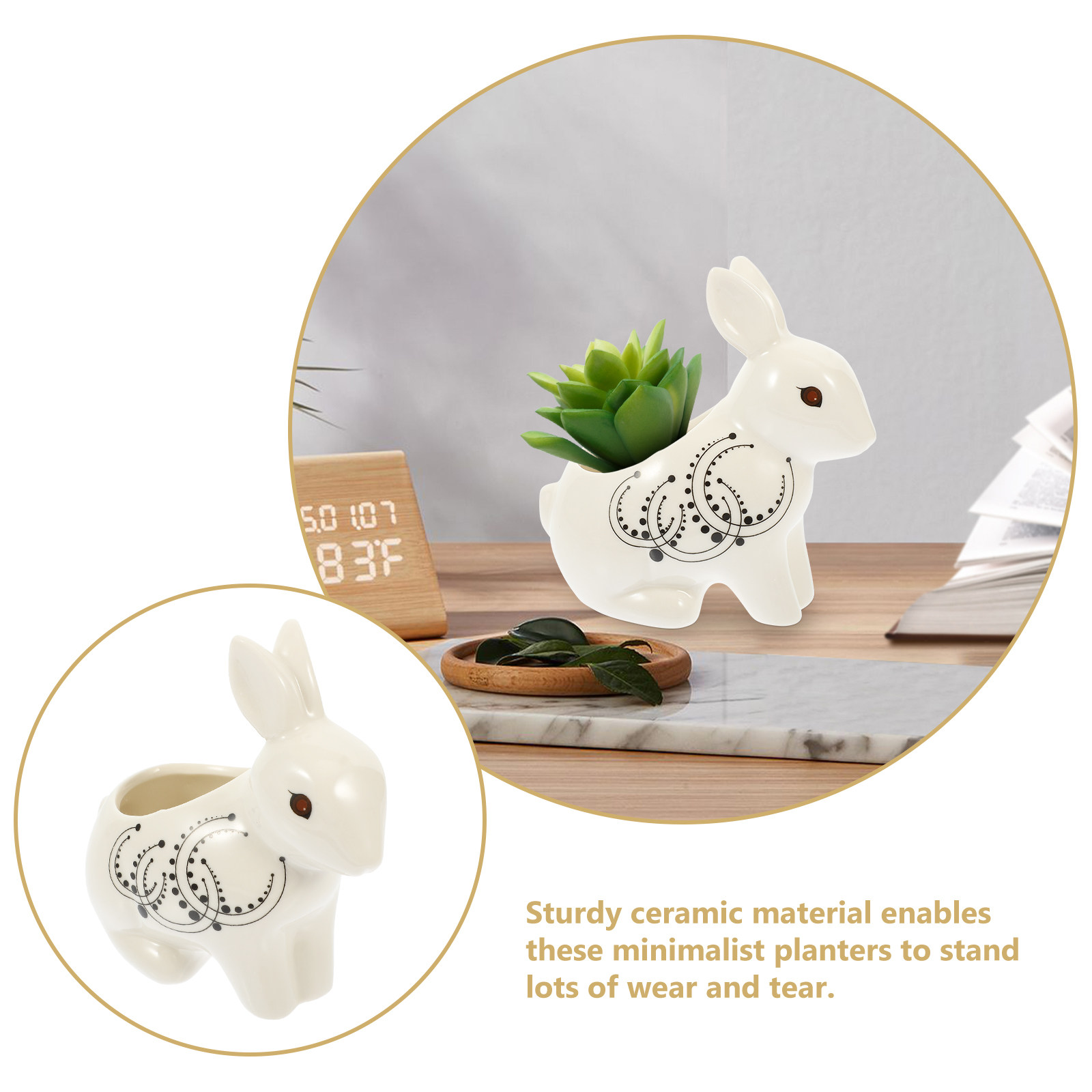 Rabbit Shaped Ceramic Flower P – обзор и цена Home Decor Design Ideas