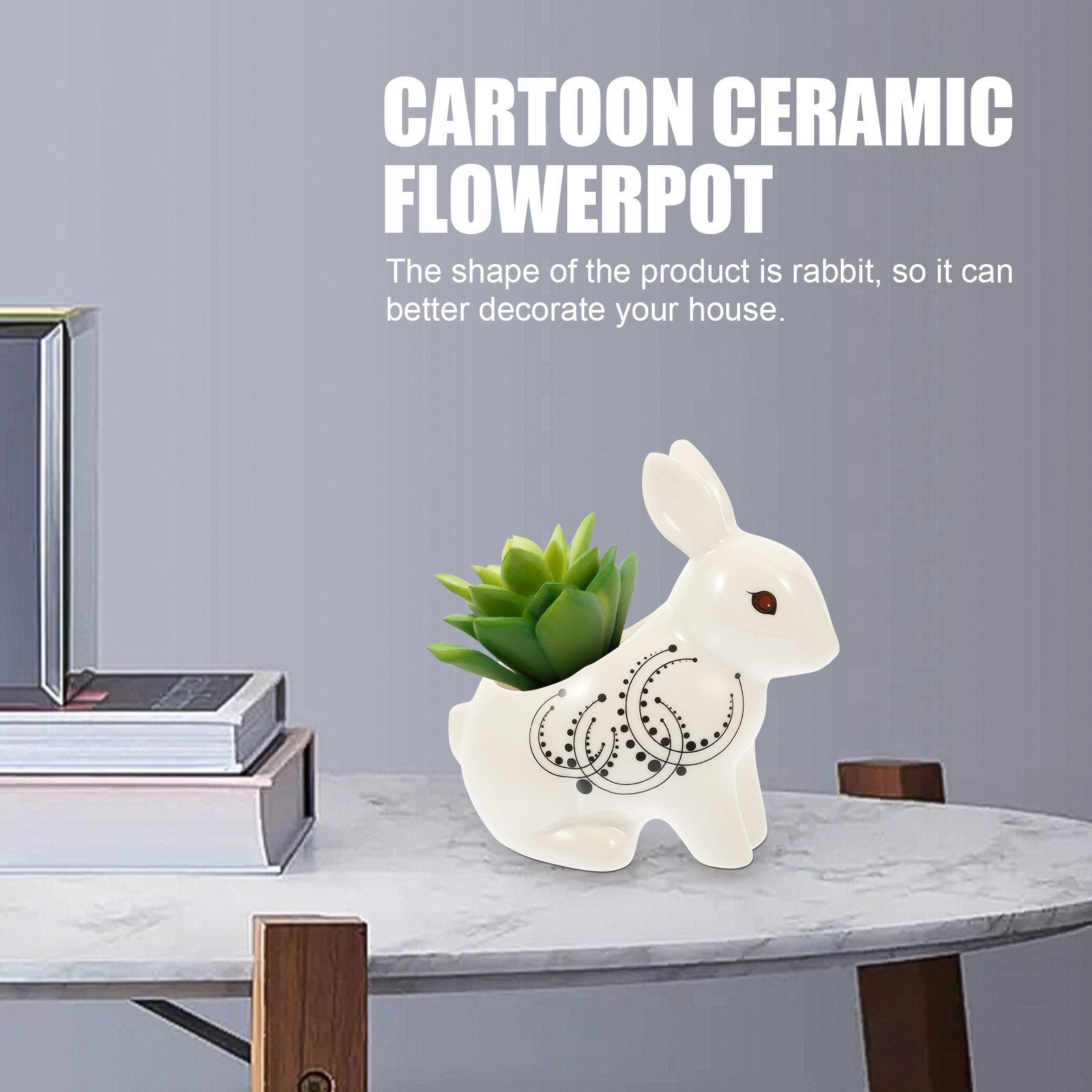 Rabbit Shaped Ceramic Flower P – обзор и цена Home Decor Design Ideas