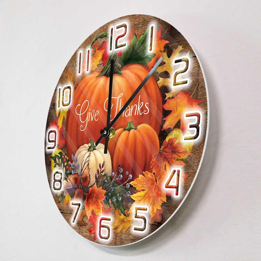 Give Thanks Blessed Wall Clock – обзор и цена Home Decor Design Ideas