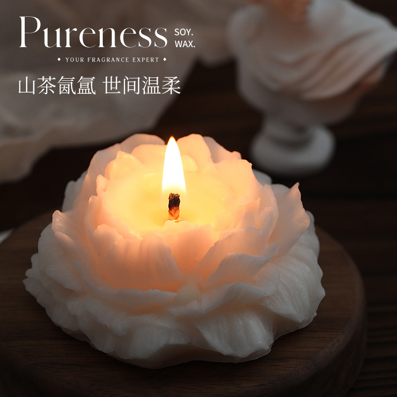 Camellia scented candles simpl – обзор и цена Home Decor Flowers