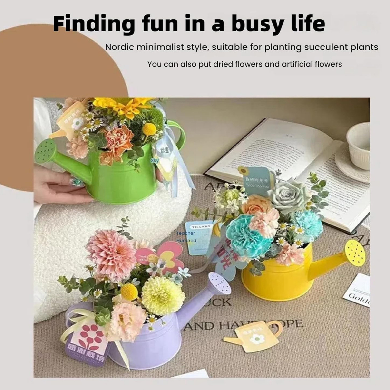 Candy Color Metal Watering Can – обзор и цена Home Decor Trend 2026