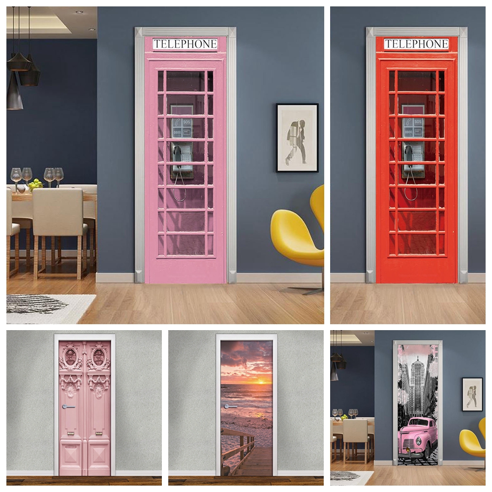 Removable Pink Telephone Booth – обзор и цена Home Decor On Sale