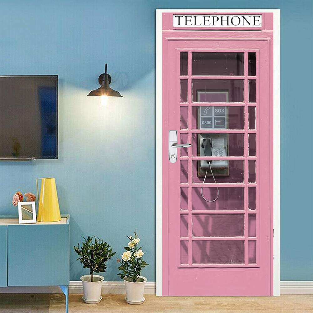 Removable Pink Telephone Booth – обзор и цена Home Decor On Sale