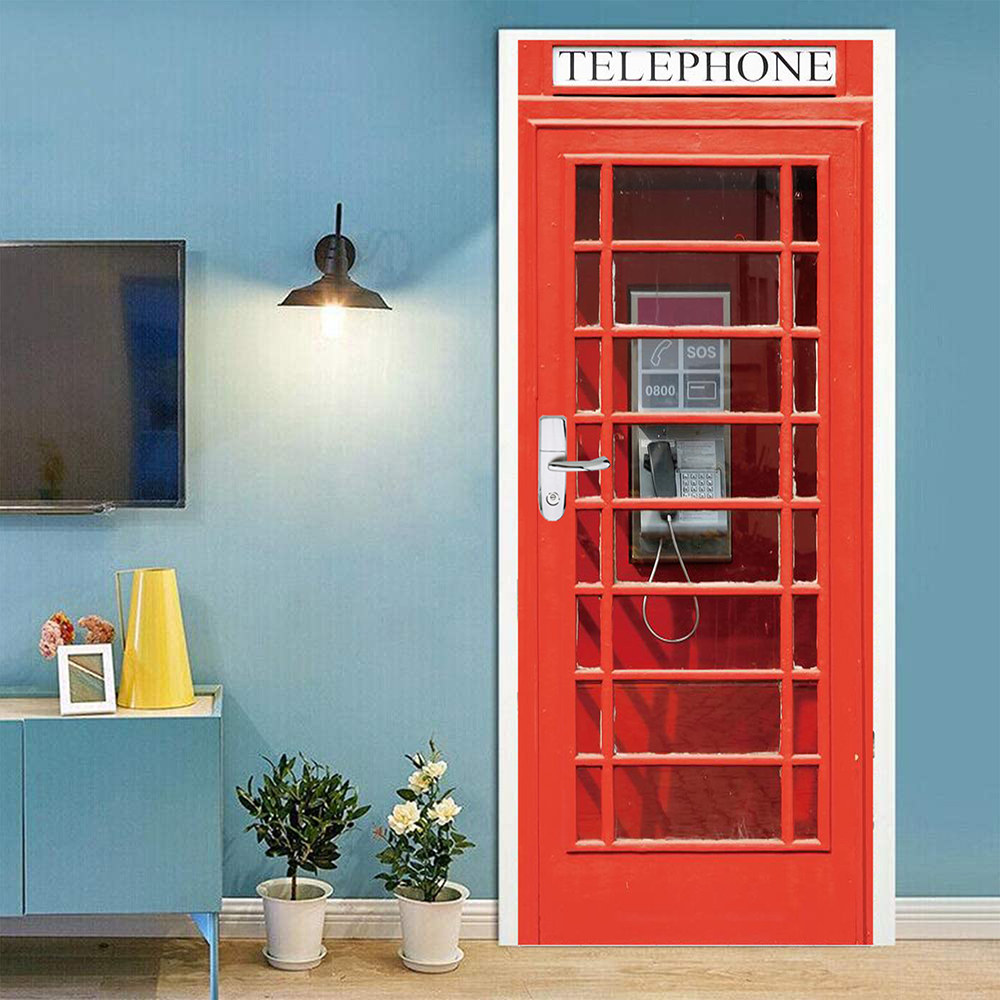 Removable Pink Telephone Booth – обзор и цена Home Decor On Sale