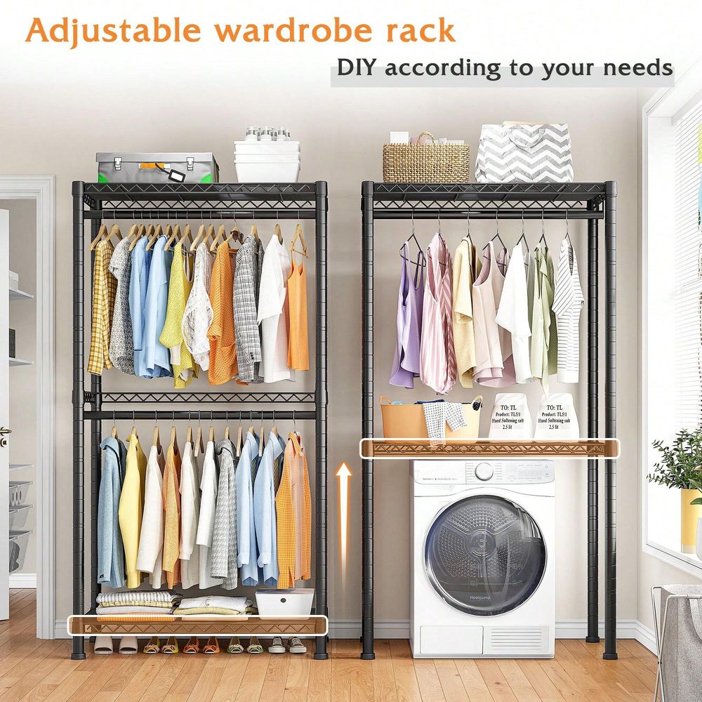 Heavy Duty Adjustable Metal Cl – обзор и цена Home Decor On Wheels