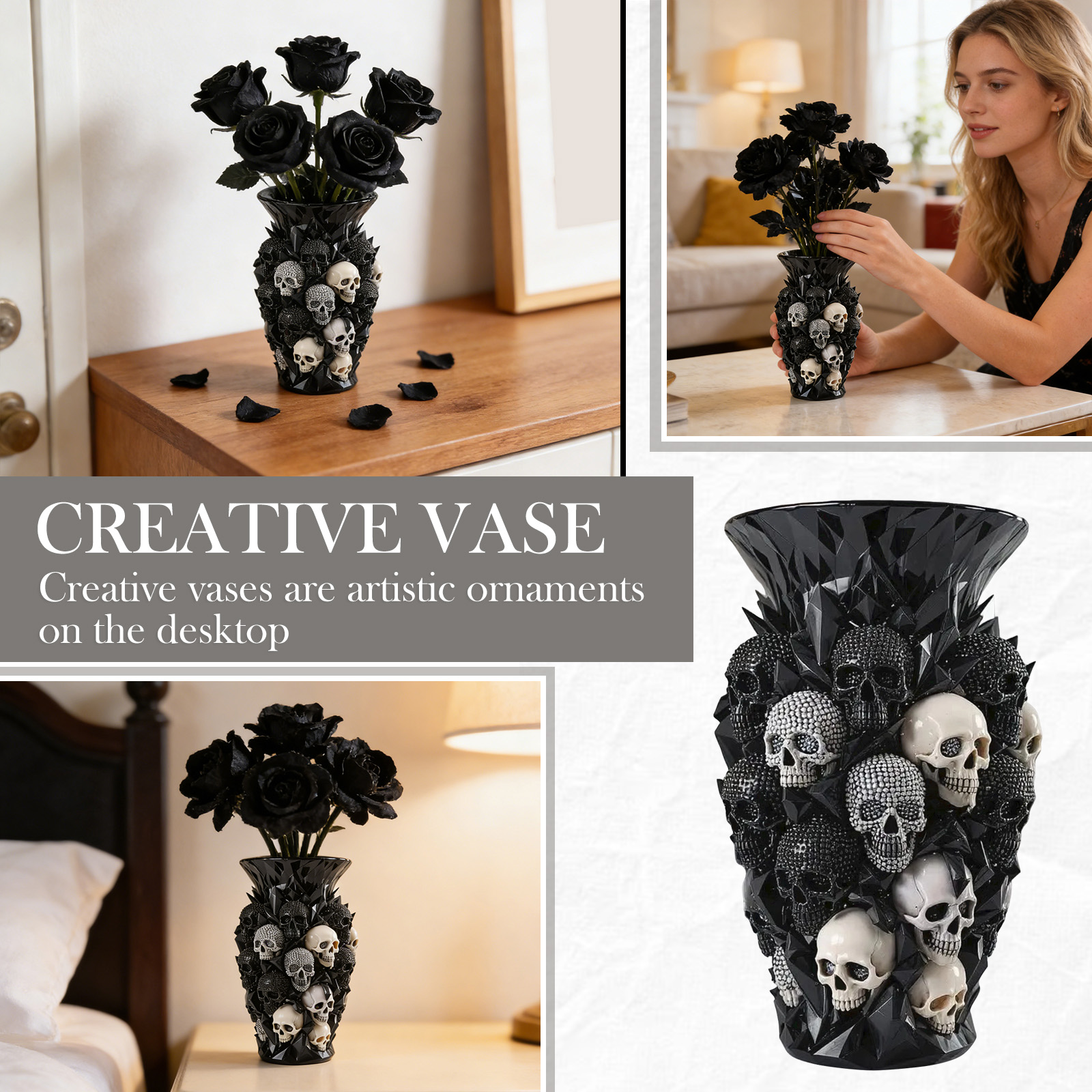 Gothic Skull Vase Sculpture Sp – обзор и цена Home Decor Trend 2026