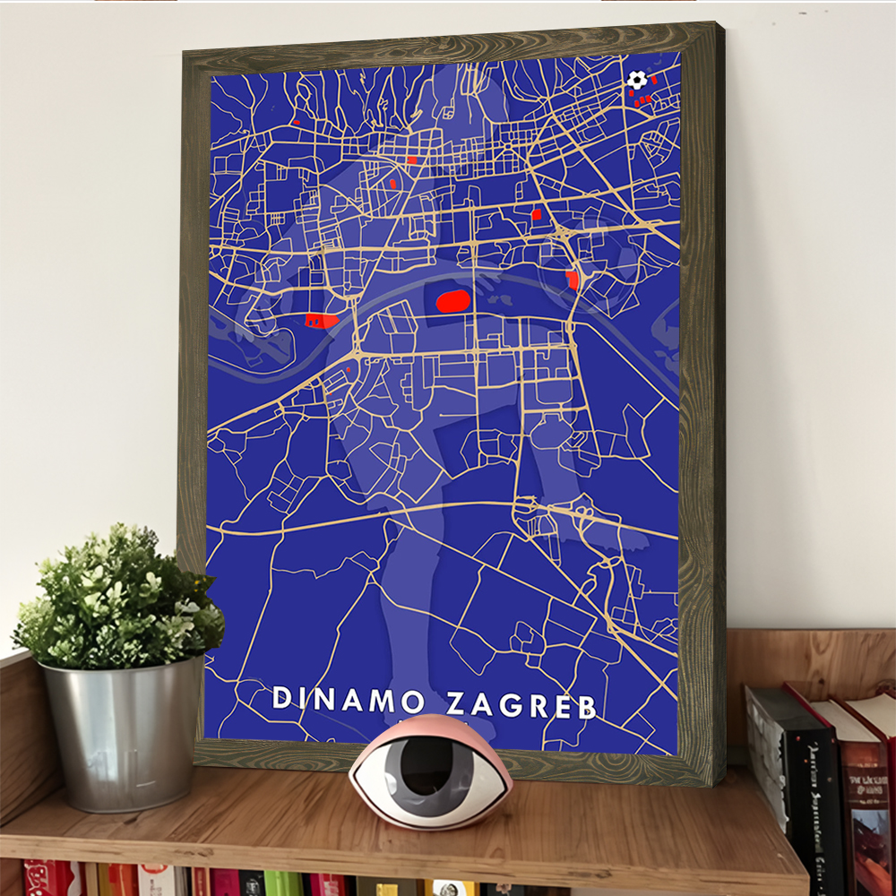 Dinamo Zagreb Poster Customiza – обзор и цена Home Decor Zagreb