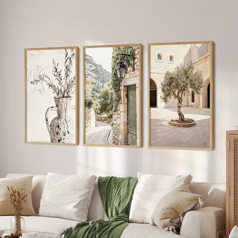 3pcs Olive Branch Vases Stone- – обзор и цена Home Decor Tree