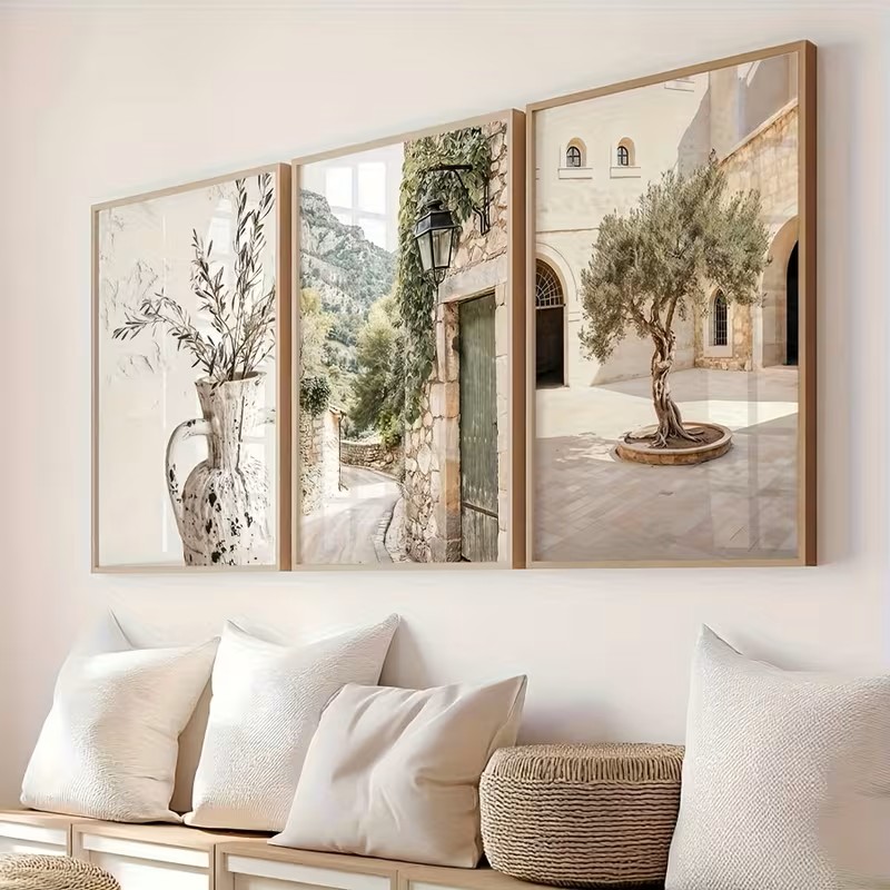 3pcs Olive Branch Vases Stone- – обзор и цена Home Decor Tree