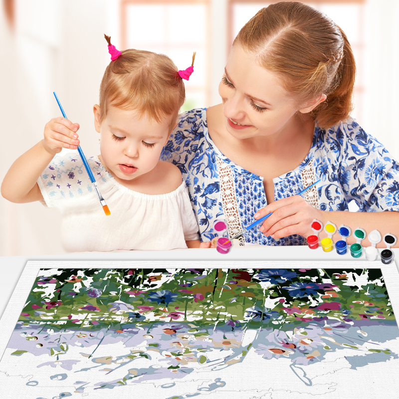 1pc frameless Coloring By Numb – обзор и цена Home Decor On Wheels
