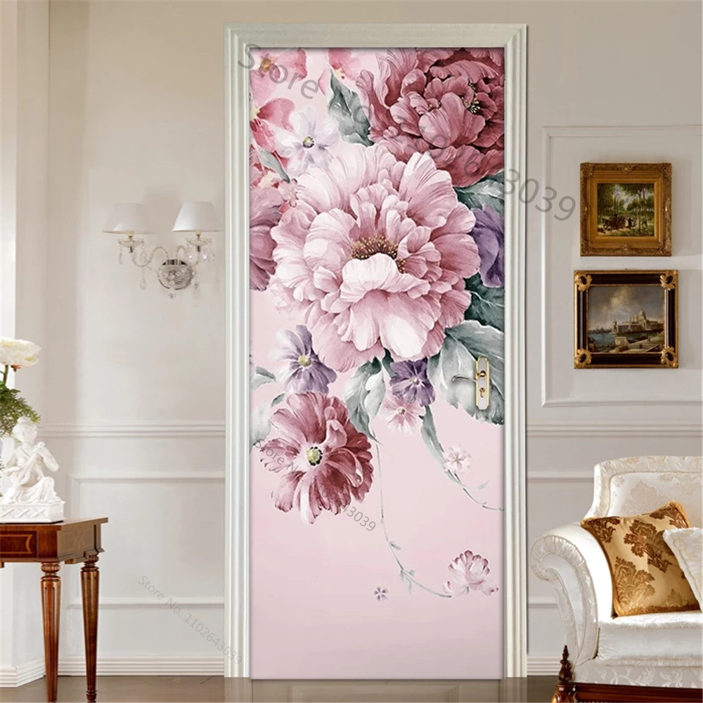 Pastoral Flower Leaf 3D Door S – обзор и цена Home Decor On Sale