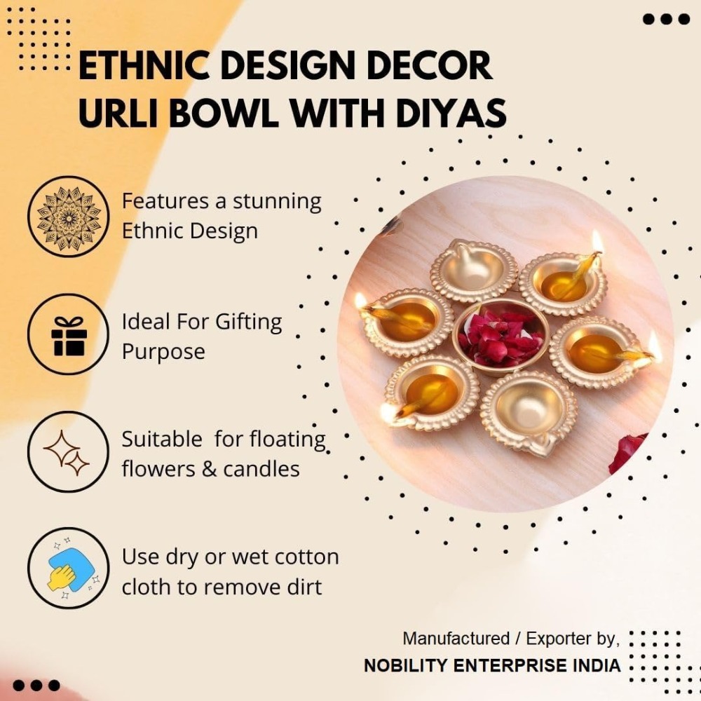 Small Decorative Urli Bowl wit – обзор и цена Home Decor Flowers