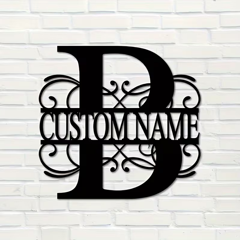 Classic Custom Monogram Metal  – обзор и цена Home Decor Com