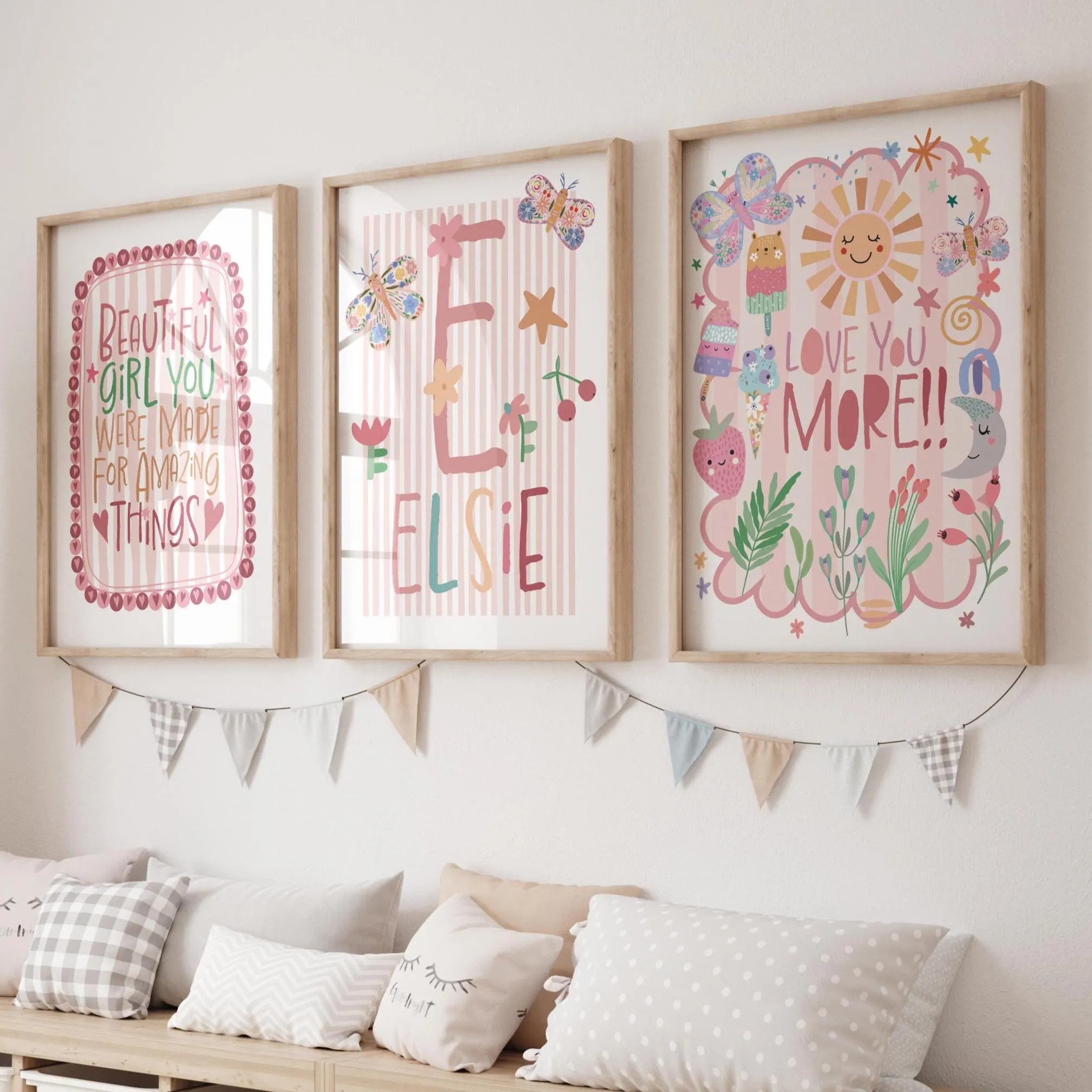 3pcs/set Bohemian Pink Flower  – обзор и цена Home Decor Unique Items