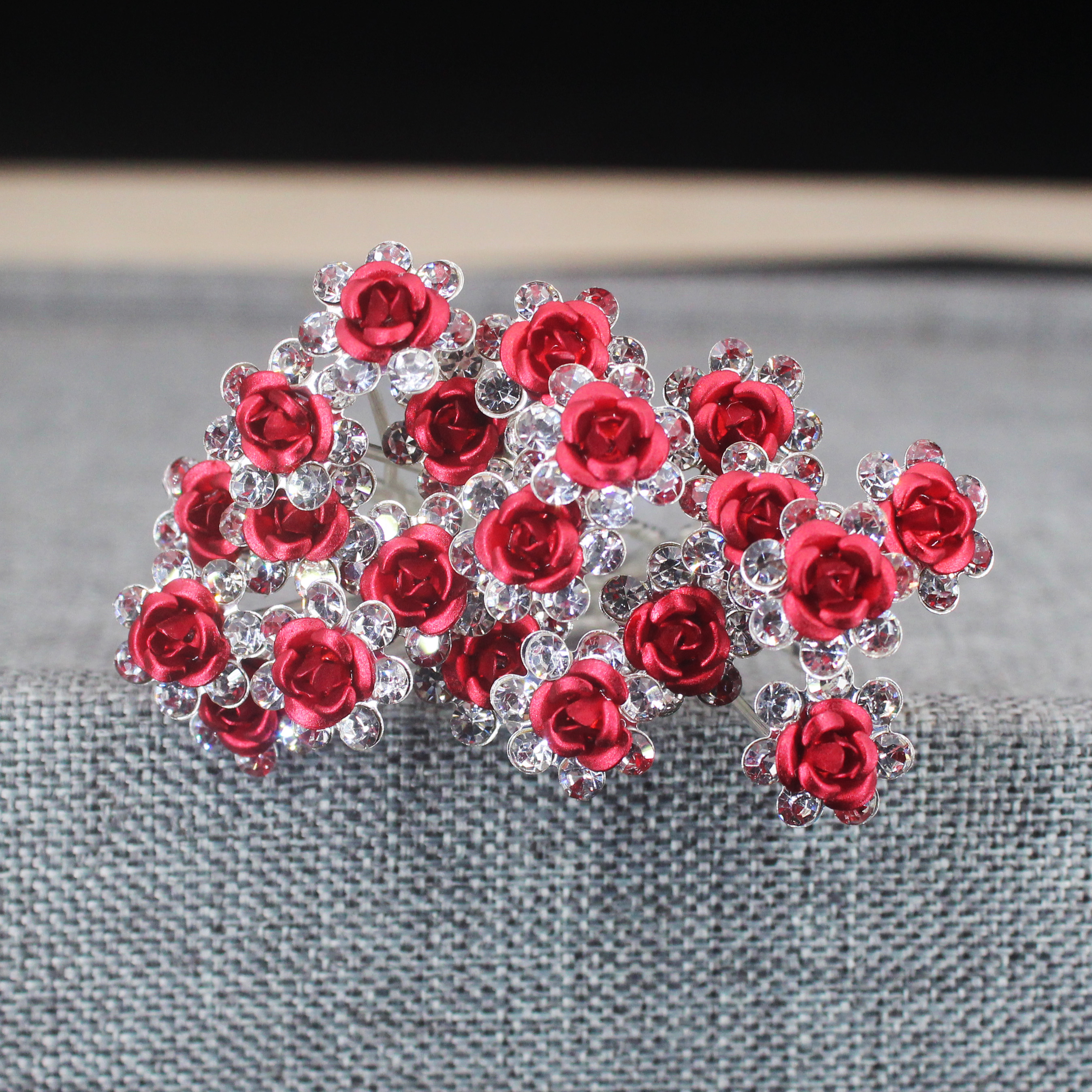 20PCS Rose Flower Rhinestone H – обзор и цена Home Decor Flowers