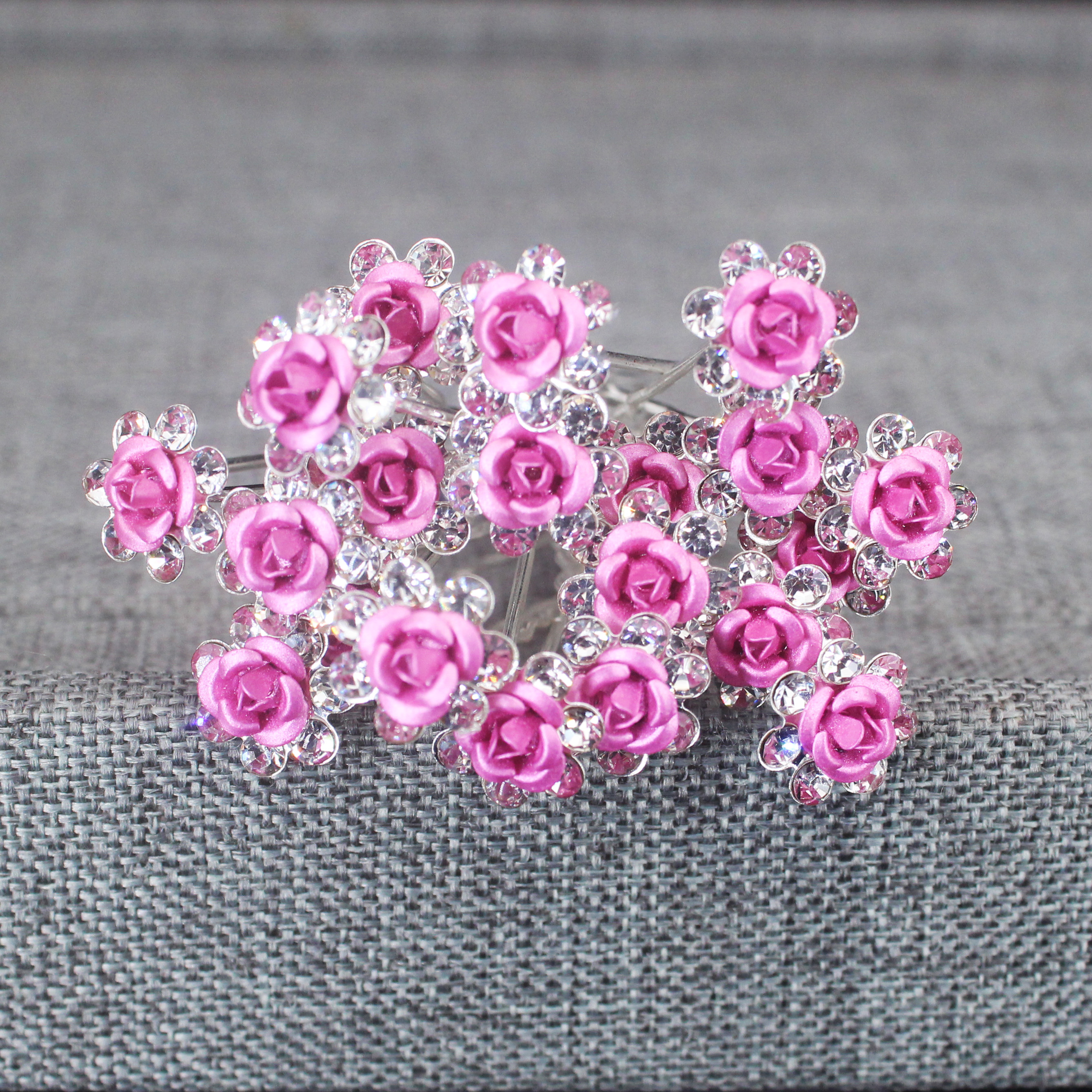 20PCS Rose Flower Rhinestone H – обзор и цена Home Decor Flowers