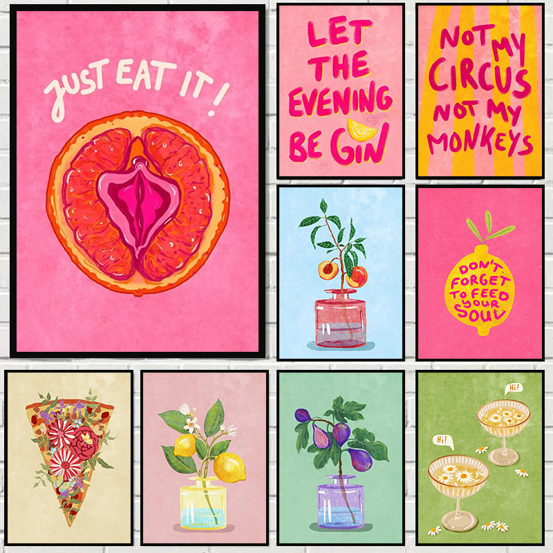 Just Eat It Food Drinks Poster – обзор и цена Home Decor Tree