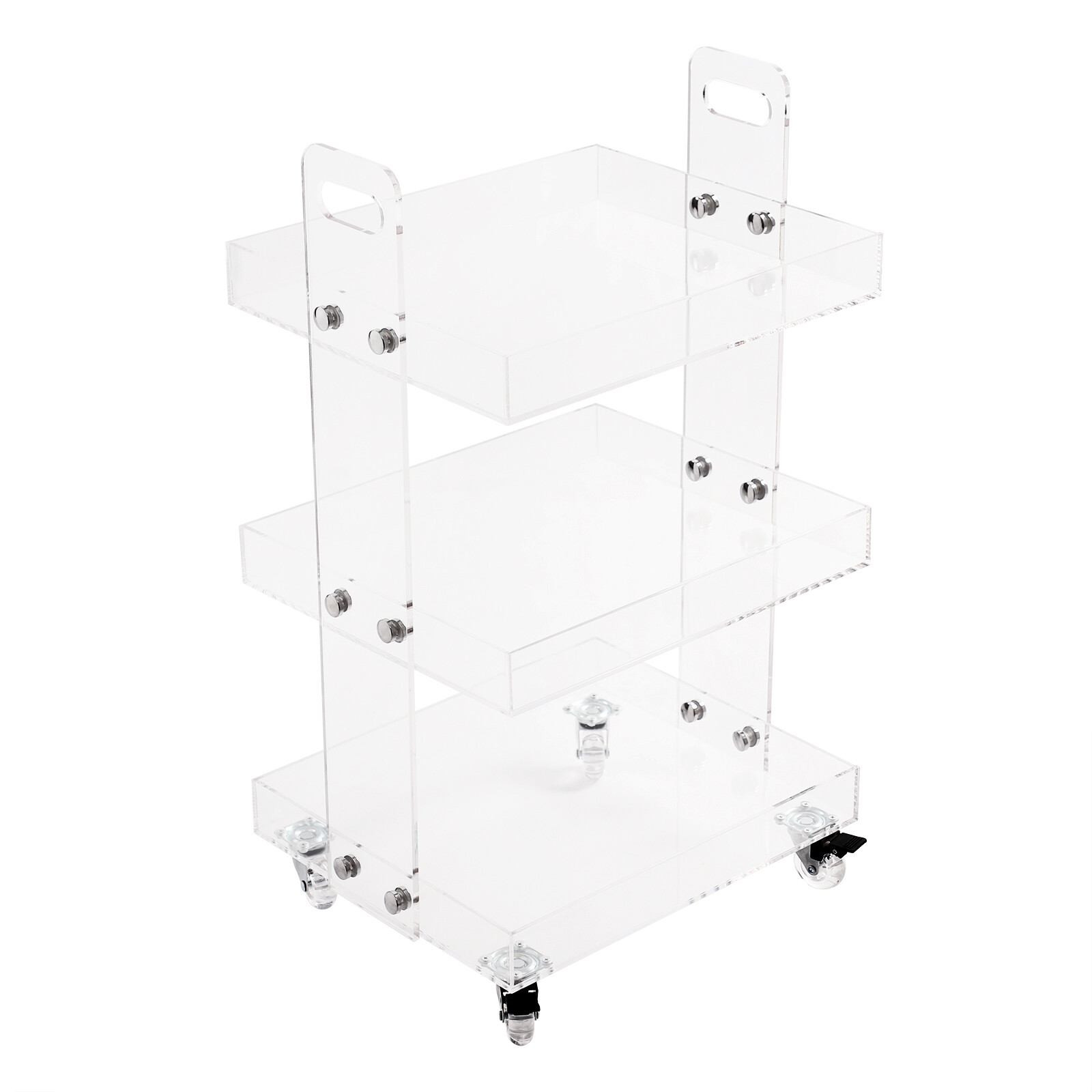 3-Tier Clear Acrylic Storage C – обзор и цена Home Decor On Wheels