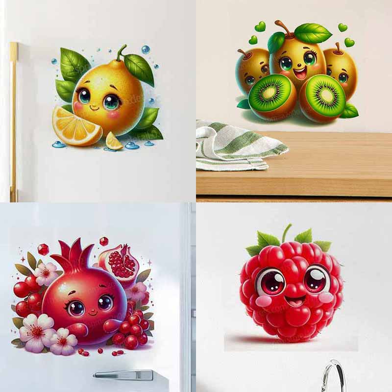 Cute Fruit Emoji Wall Stickers – обзор и цена Home Decor Emoji
