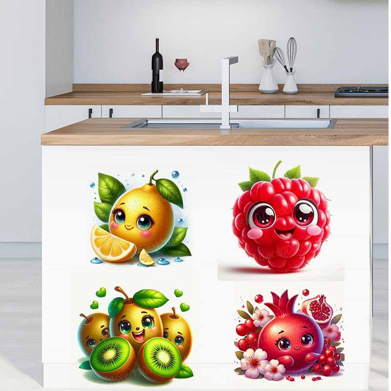 Cute Fruit Emoji Wall Stickers – обзор и цена Home Decor Emoji