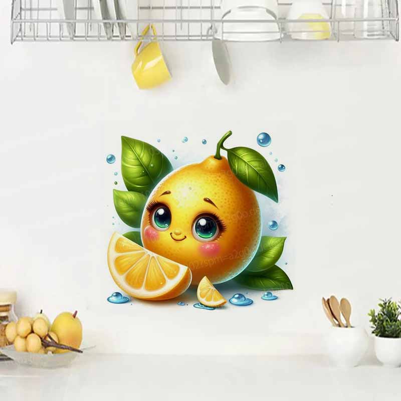 Cute Fruit Emoji Wall Stickers – обзор и цена Home Decor Emoji