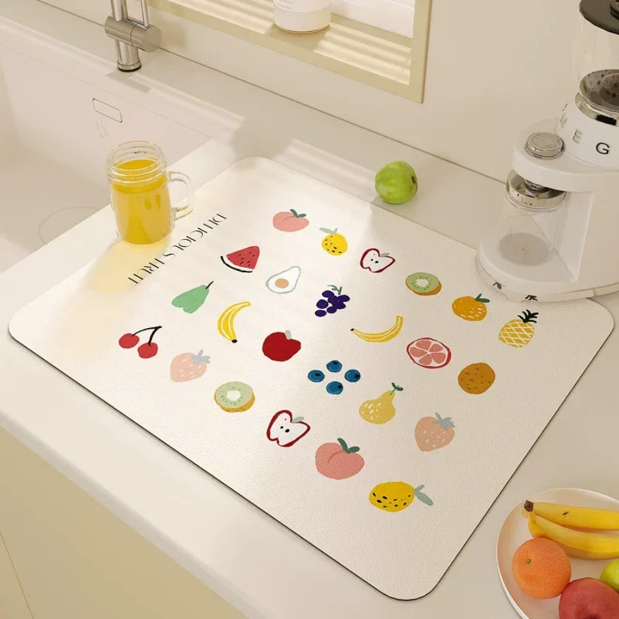 Cute Fruit Design Draining Mat – обзор и цена Home Decor Design Ideas