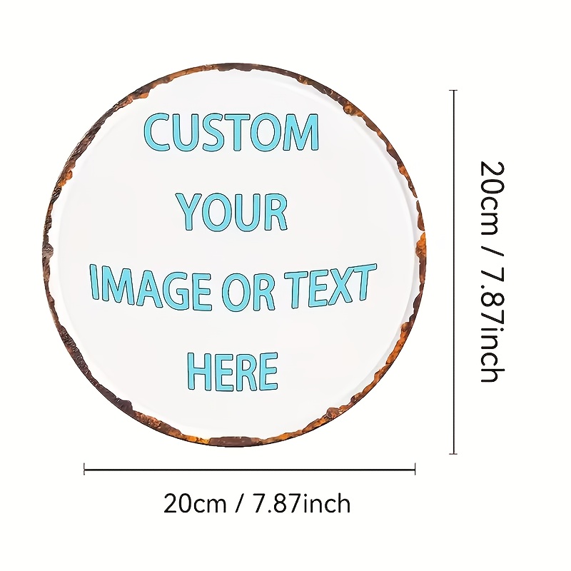 Custom Round Metal Tin Sign, P – обзор и цена Home Decor Free Images